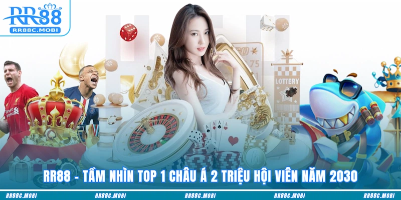 RR88 tầm nhìn top 1 châu Á 2 triệu hội viên năm 2030